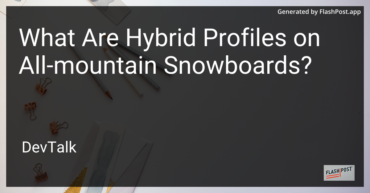 what are hybrid profiles on all-mountain snowboards?