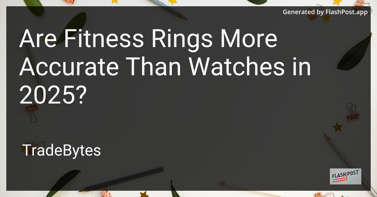 Fitness Rings vs Watches