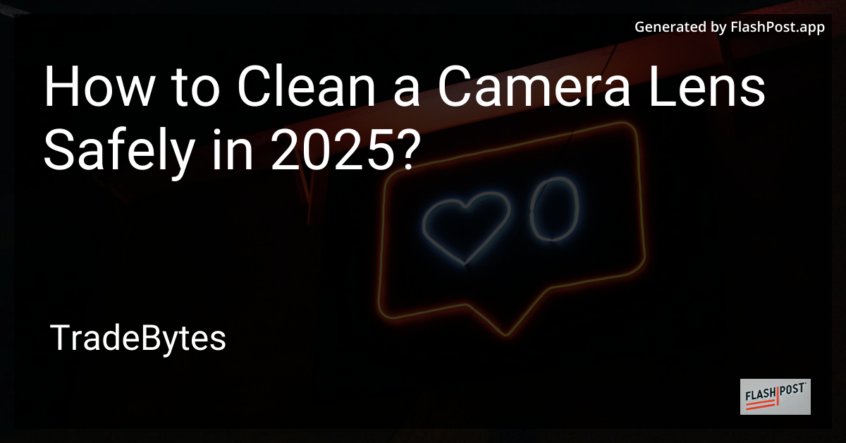 Camera Lens Cleaning