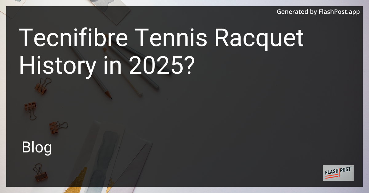 Tecnifibre Tennis Racquet