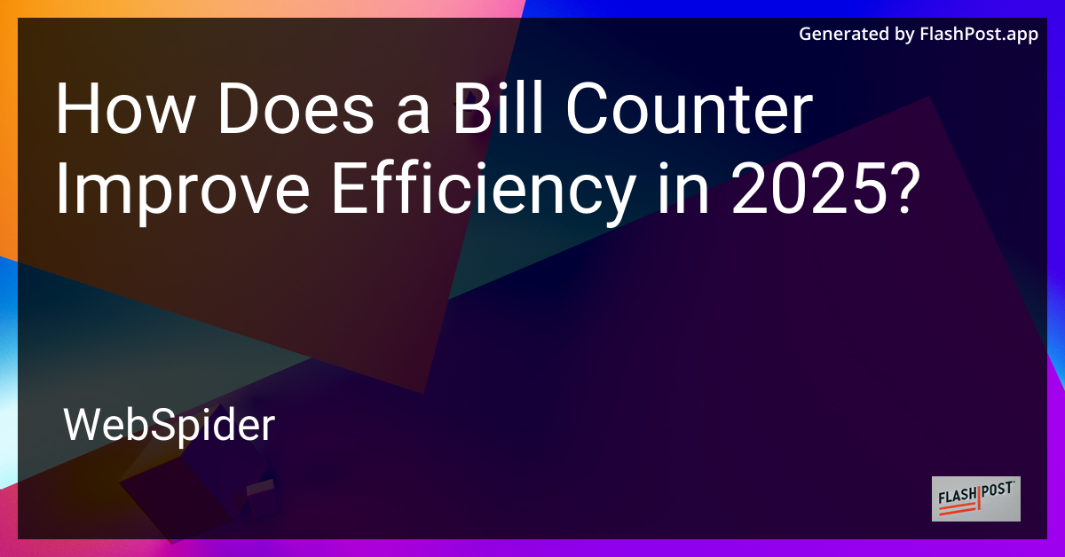 Bill Counter