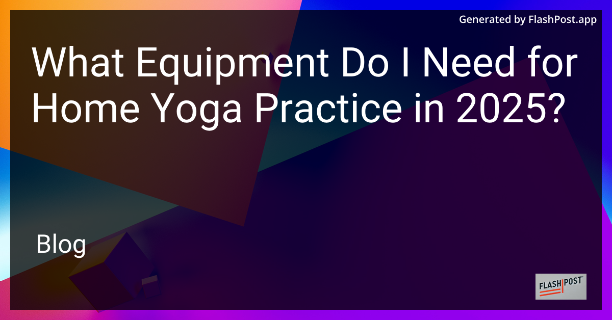 Home Yoga Practice