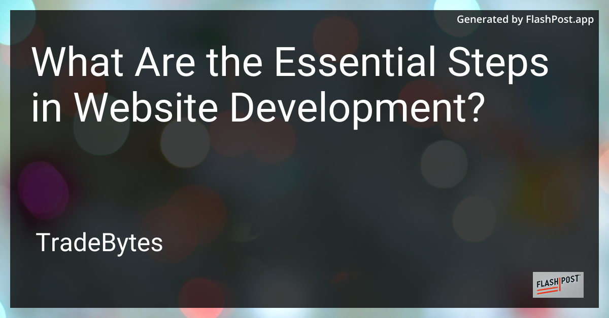 Website Development Steps