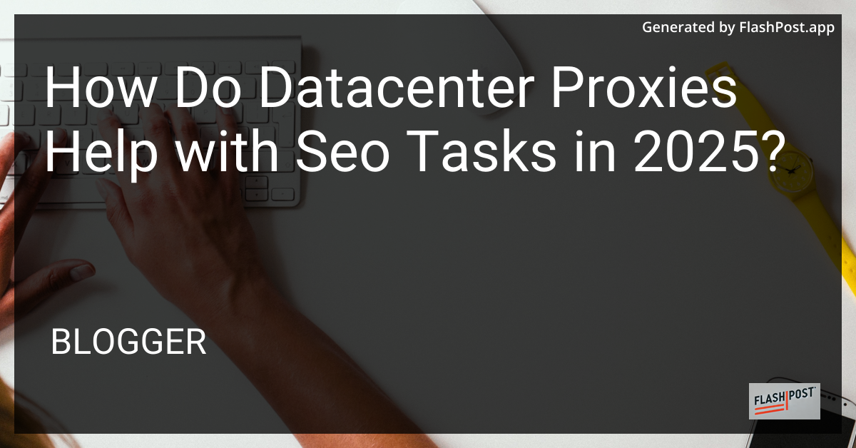 Datacenter Proxies