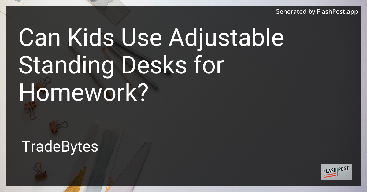 Adjustable Standing Desk