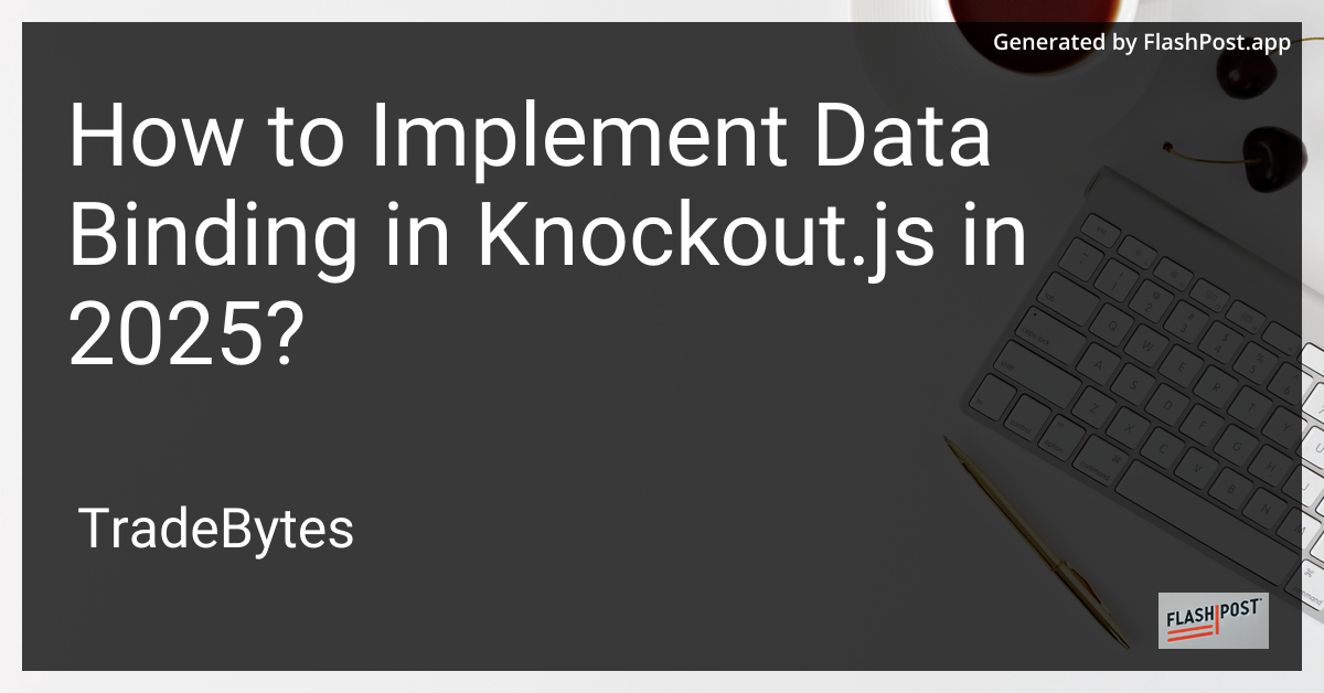 Knockout.js Data Binding