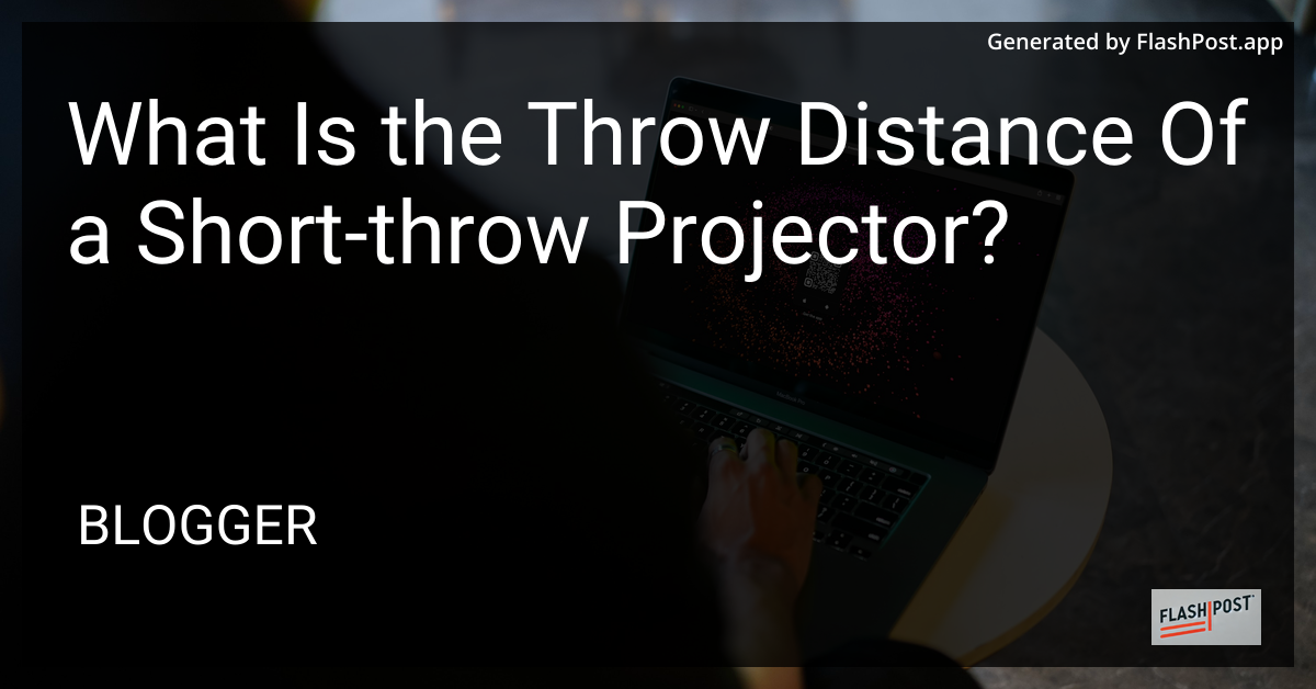 Short-Throw Projector