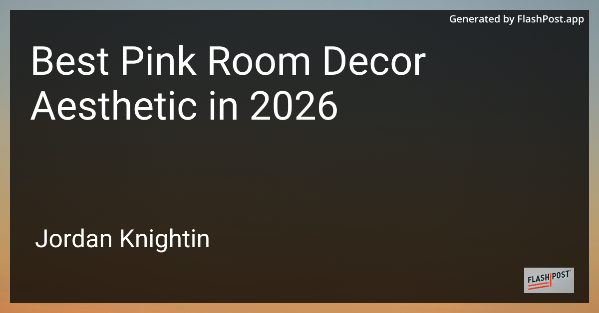 Best Pink Room Decor Aesthetic in 2026