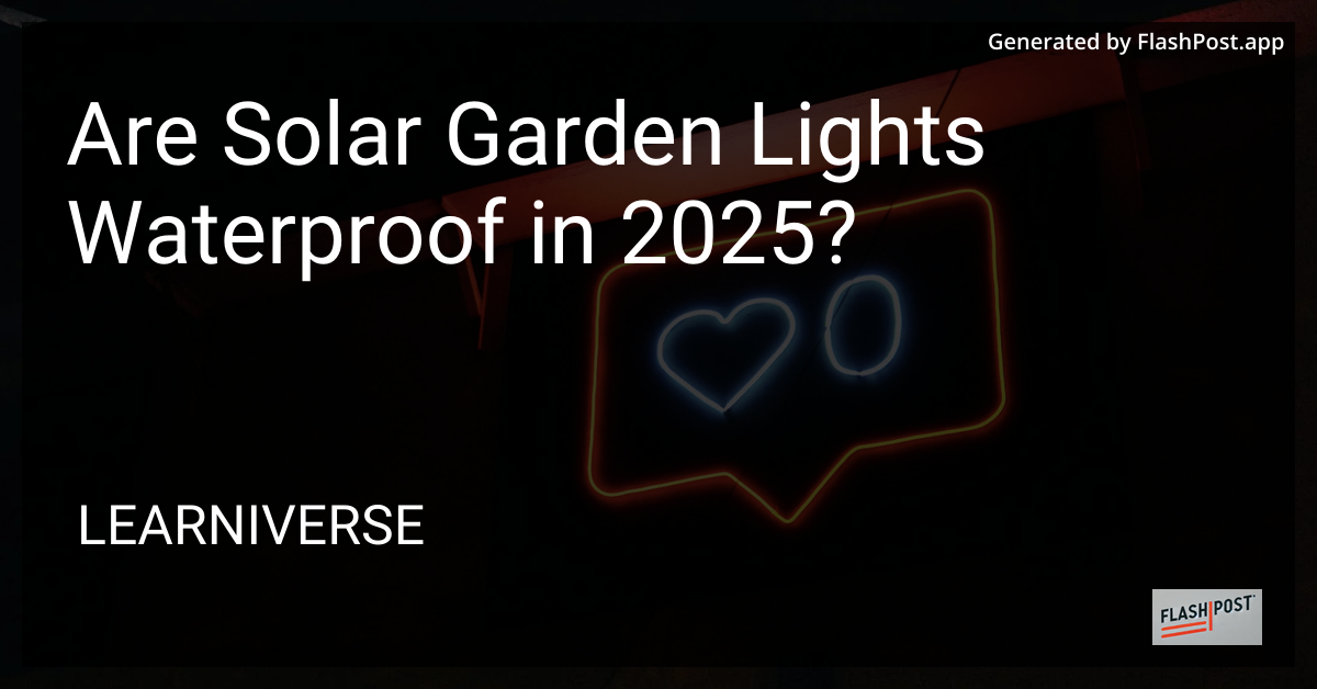 Solar Garden Lights