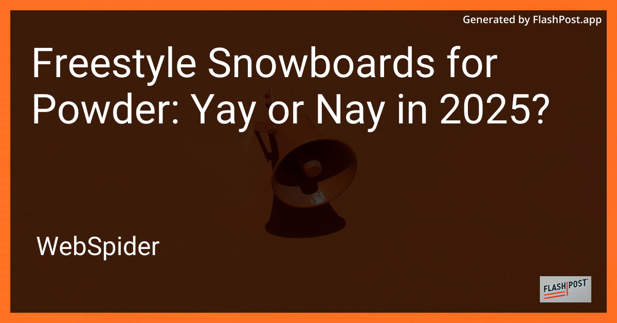 Freestyle Snowboarding