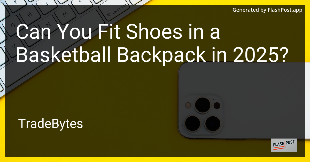 Basketball Backpack with Shoes