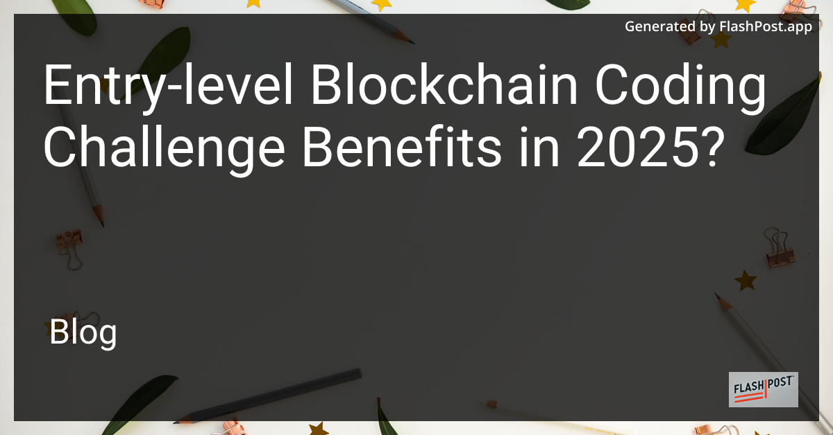 Blockchain Coding Challenge