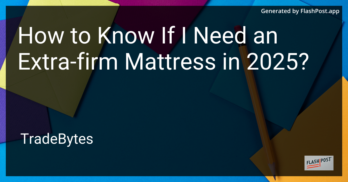 Extra-Firm Mattress