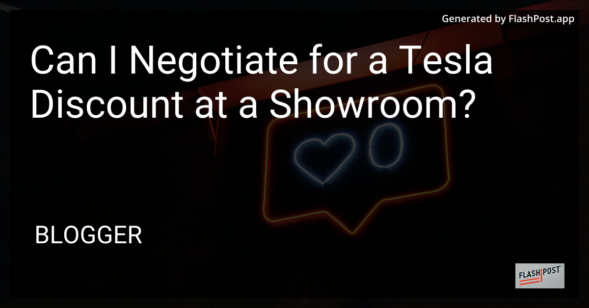 Tesla Showroom