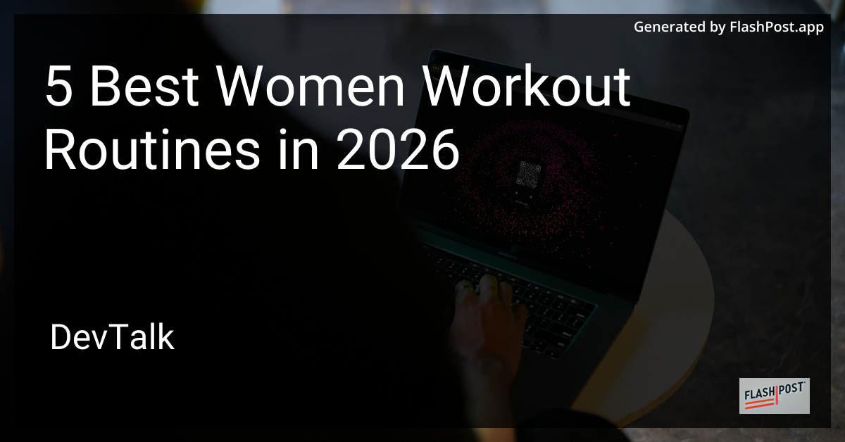 5 Best Women Workout Routines in 2026