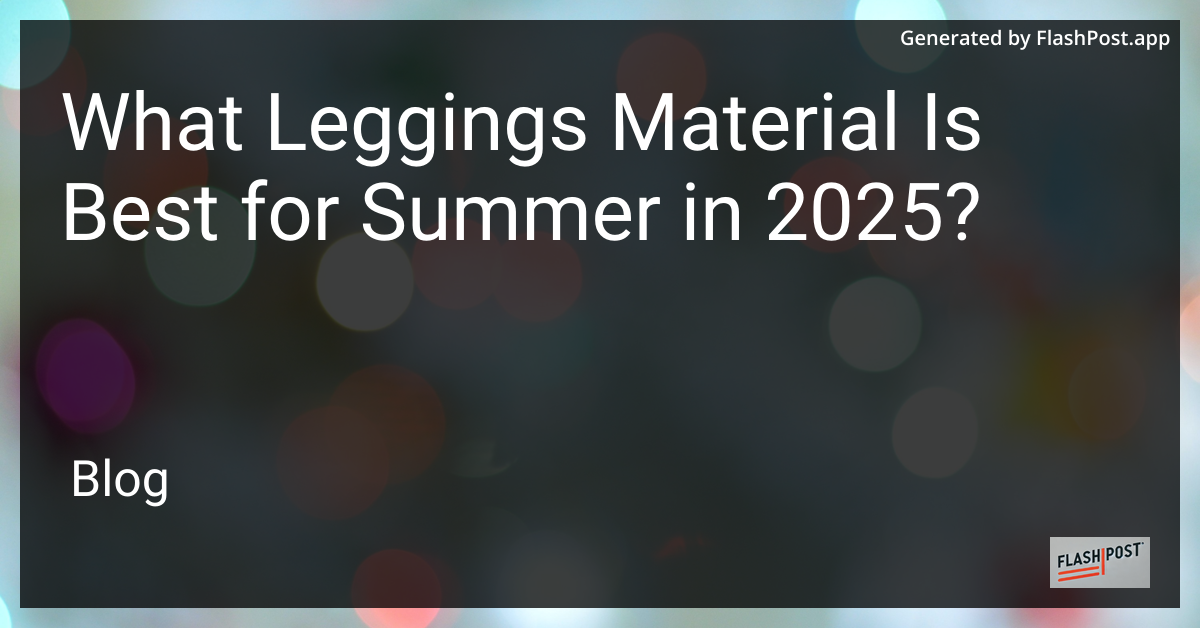 Summer Leggings