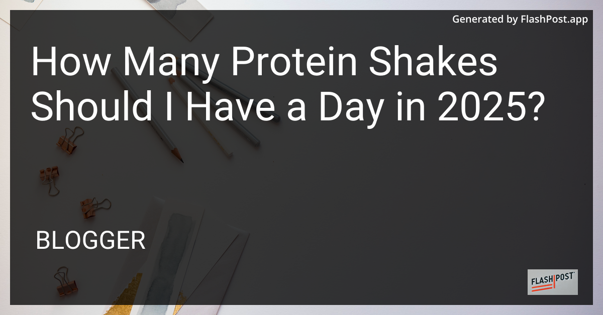 Protein Shake Image