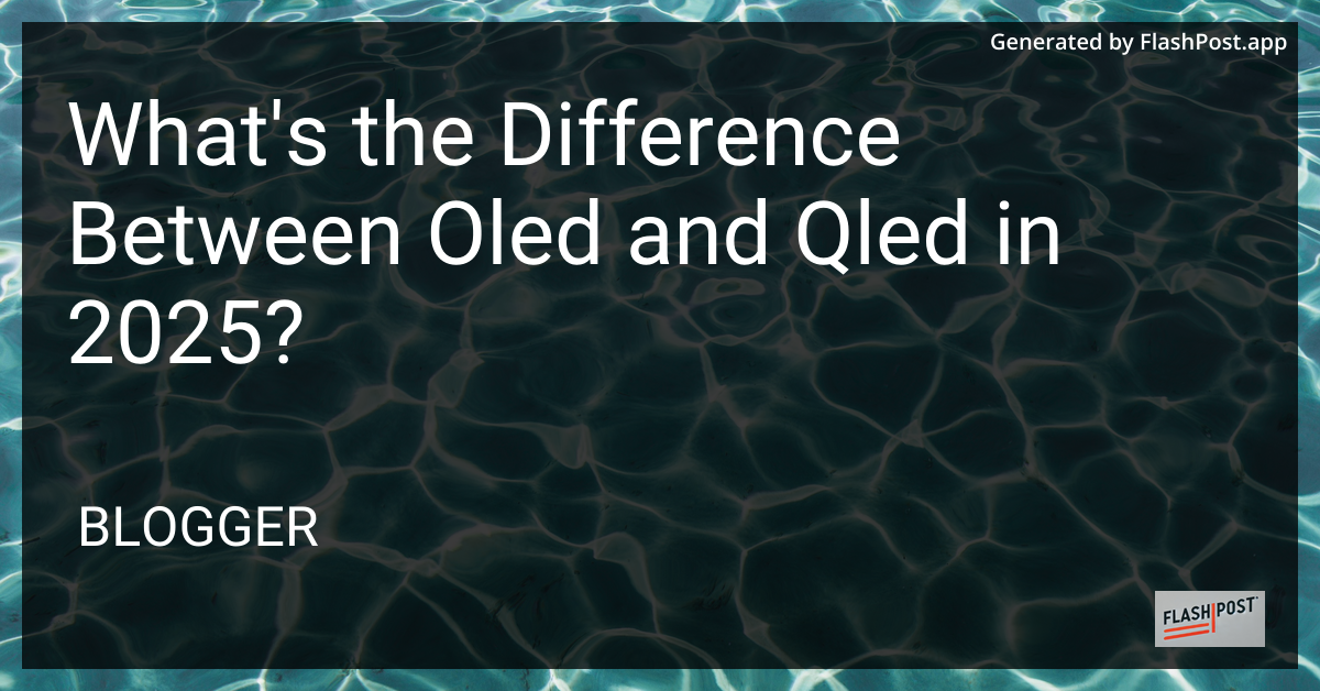 OLED vs QLED
