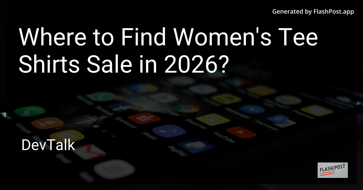 Where to Find Women'S Tee Shirts Sale in 2026?