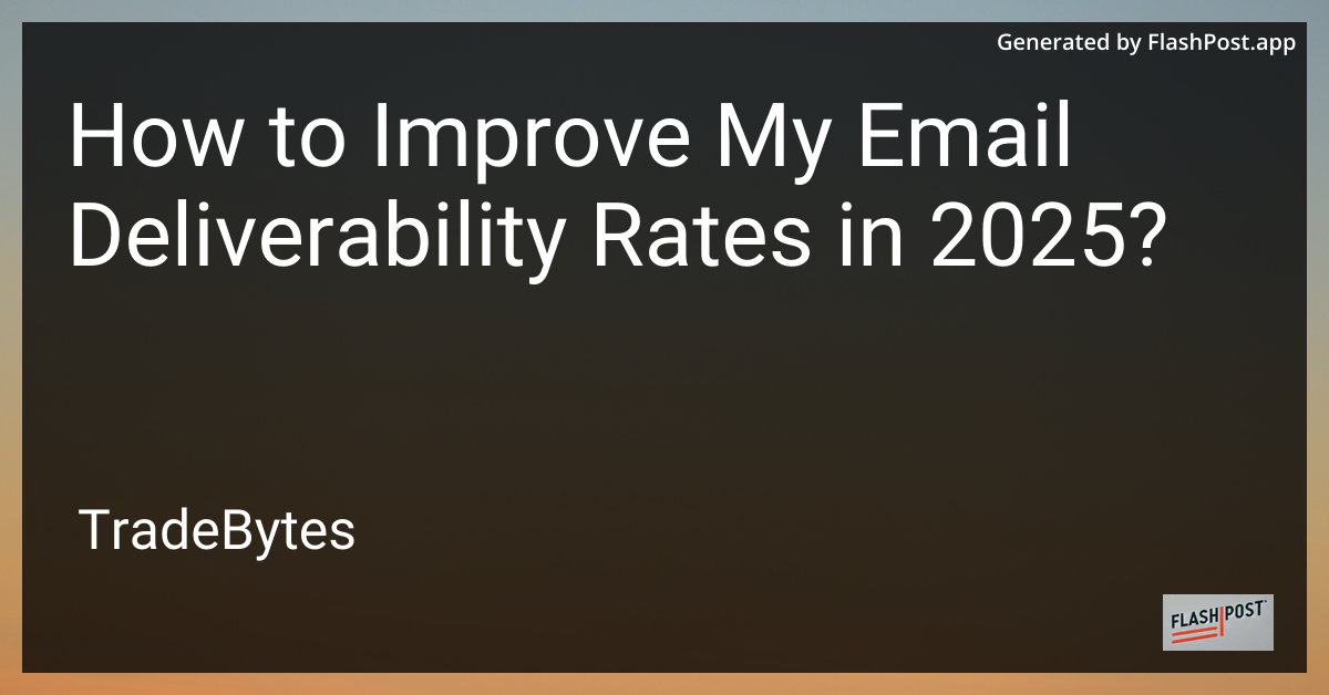 Email Deliverability