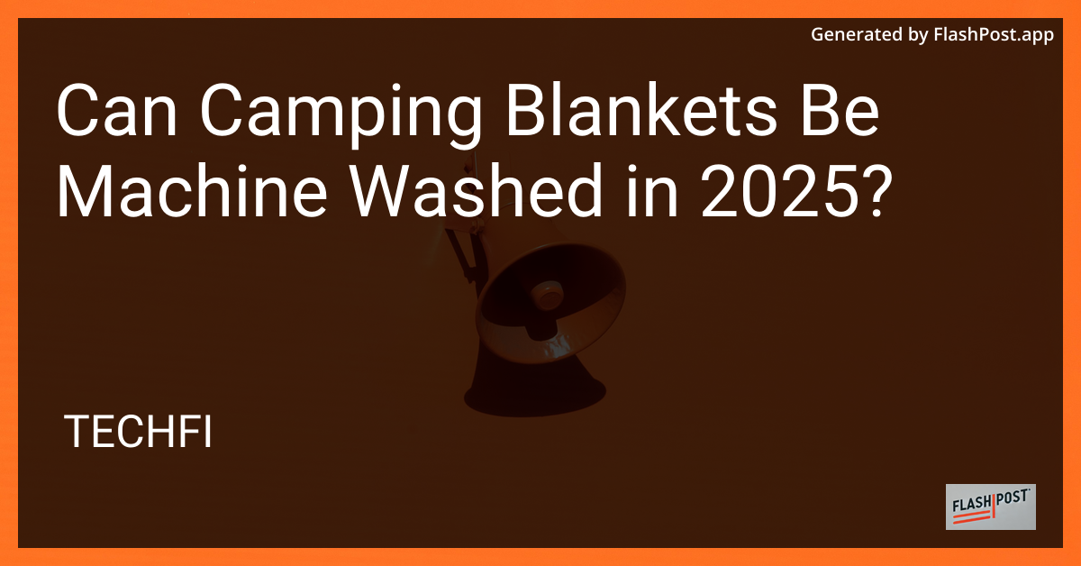 Camping Blanket