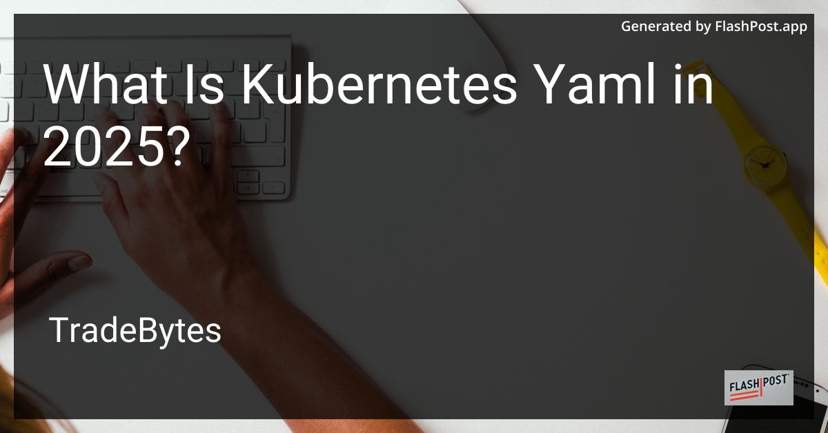 Kubernetes YAML