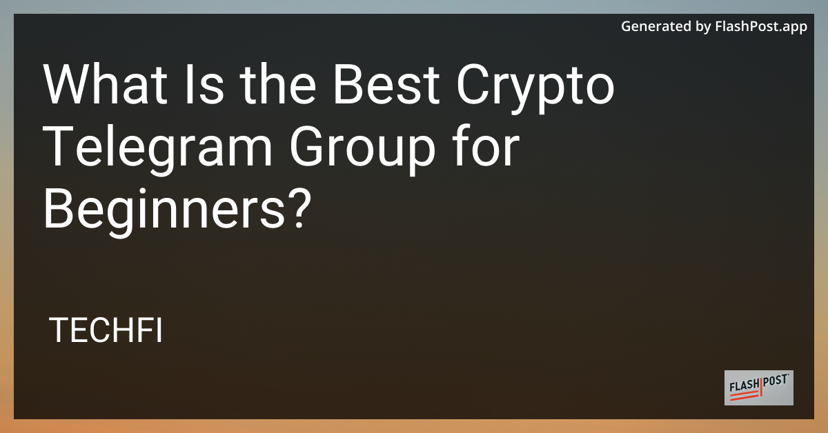 Crypto Telegram Group
