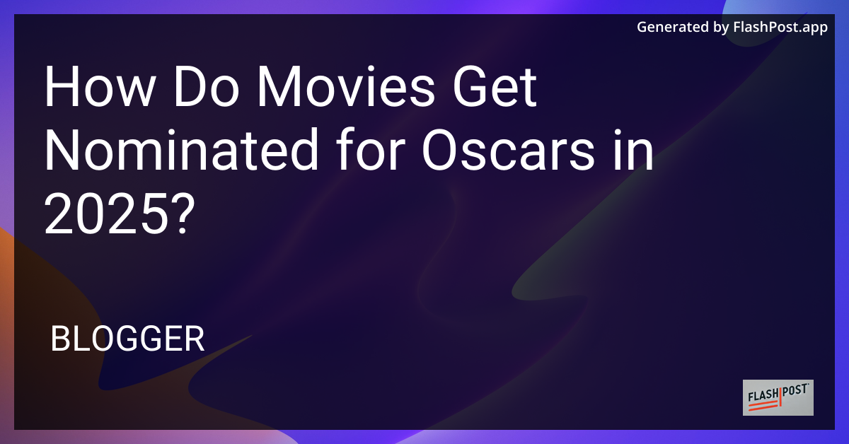 Oscars Nomination