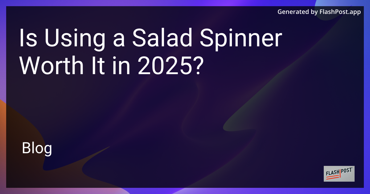 Salad Spinner