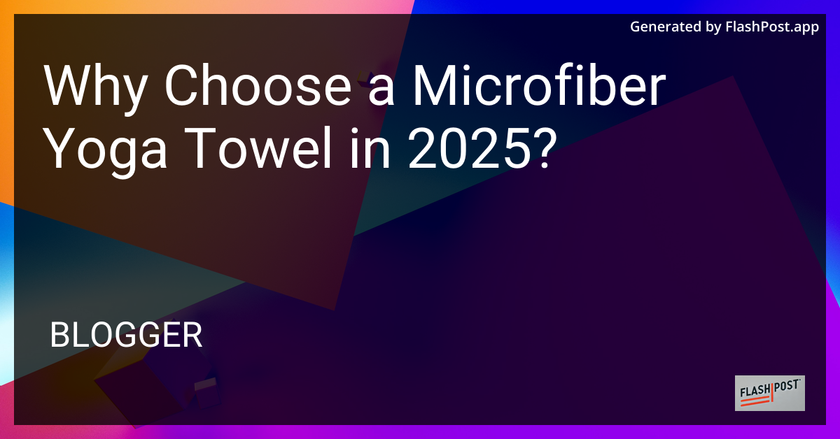 Microfiber Yoga Towel