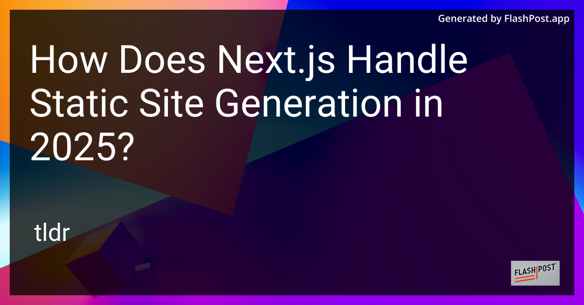 Next.js Static Site Generation
