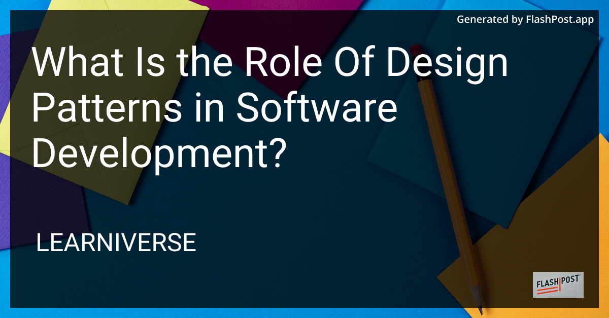 Design Patterns in Software Development