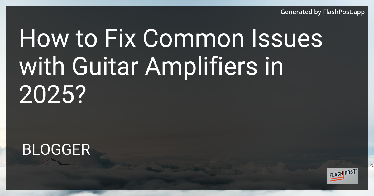 Guitar Amplifier