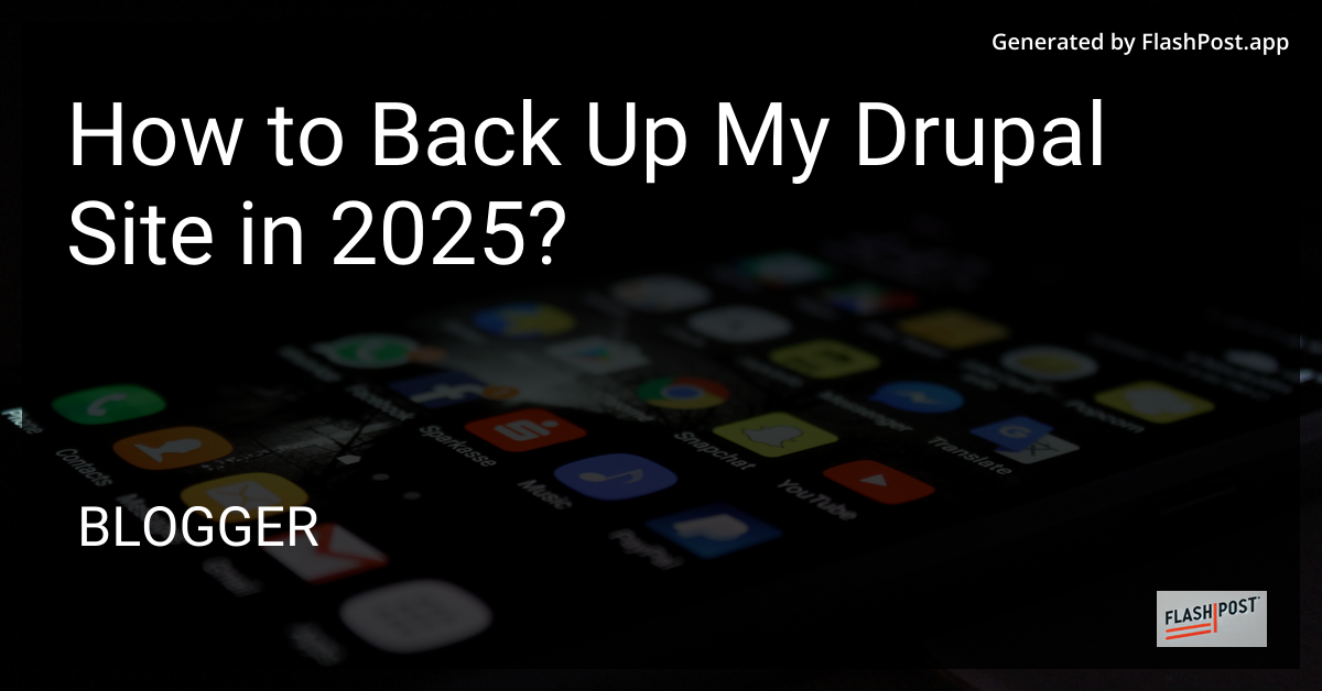 Drupal Backup