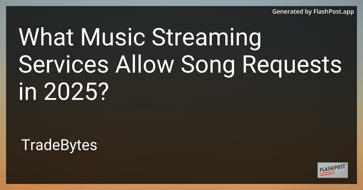 Music Streaming Services