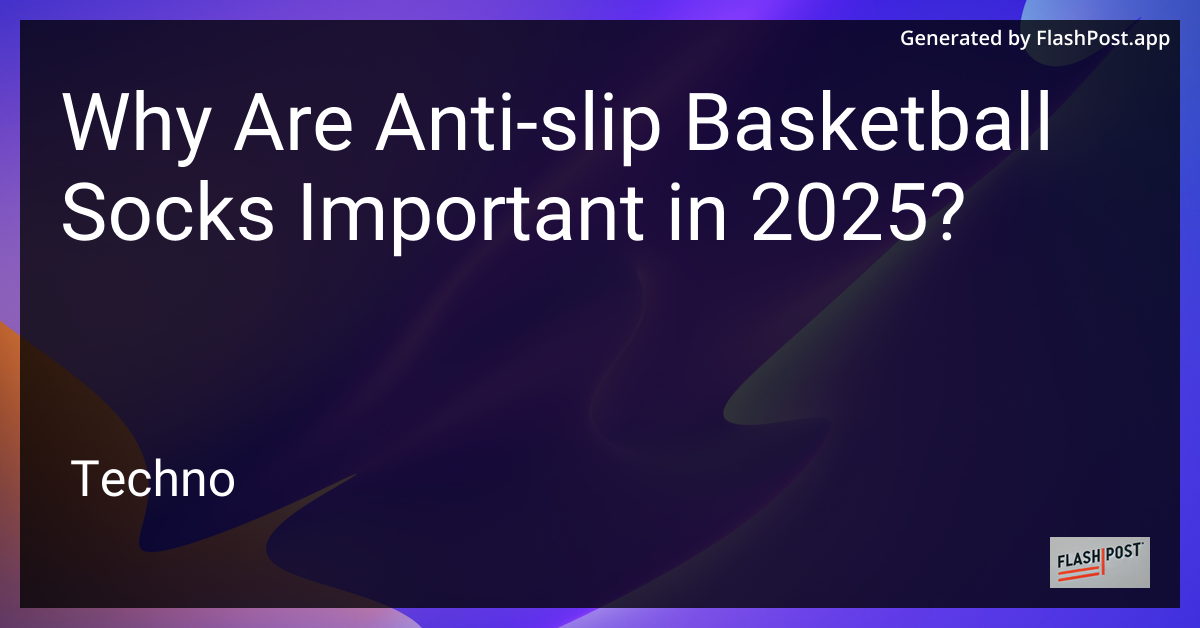 Anti-Slip Basketball Socks