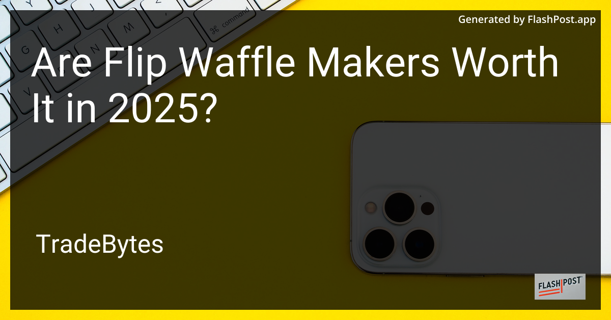 Flip Waffle Maker