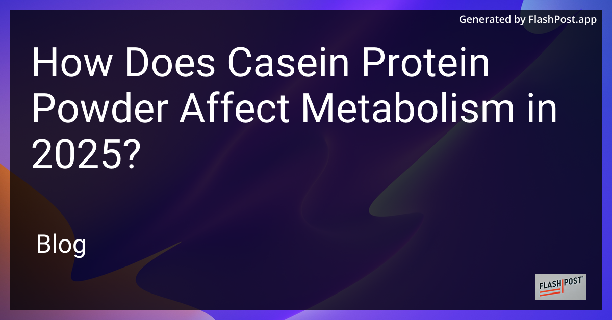 Casein Protein Powder Image