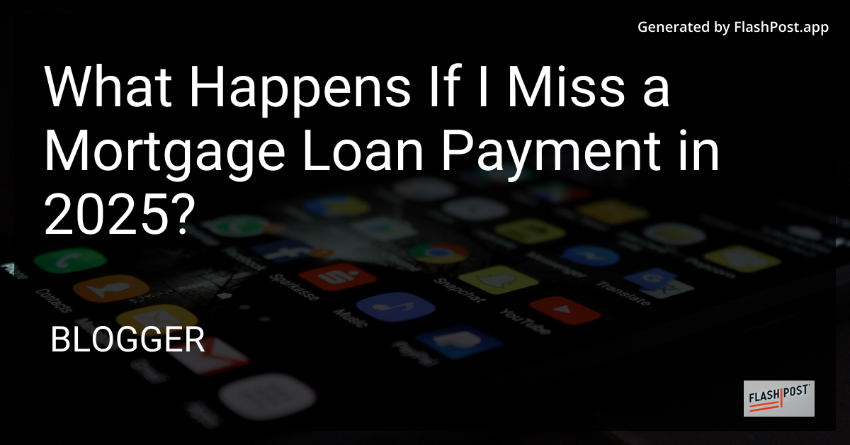 Mortgage Loan Payment