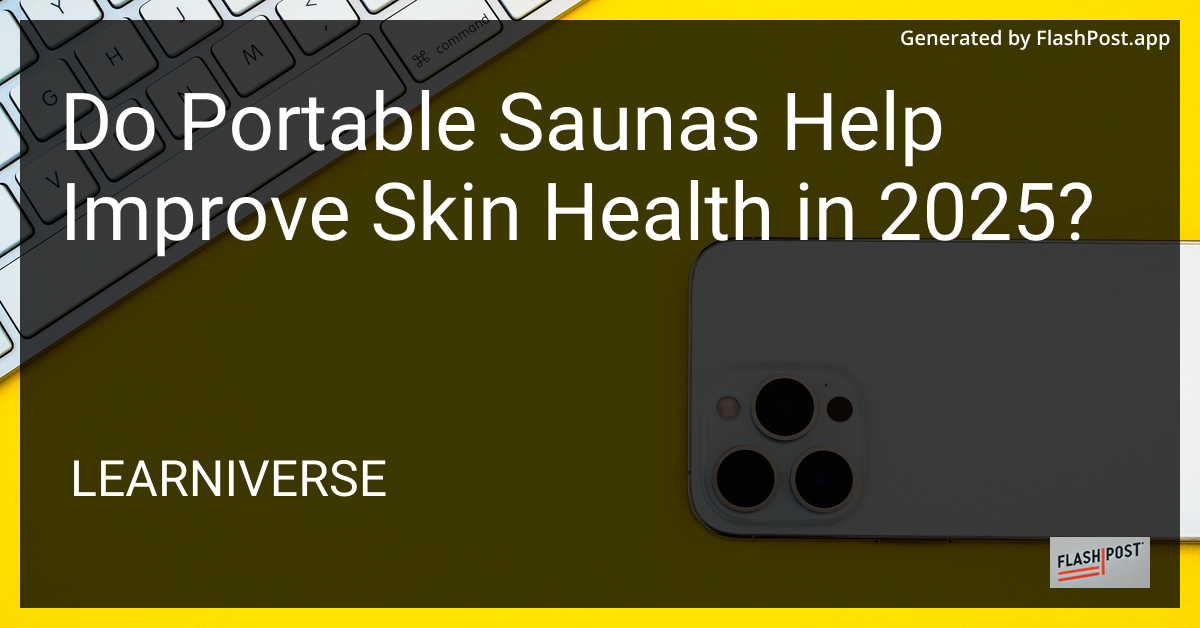 Portable Sauna