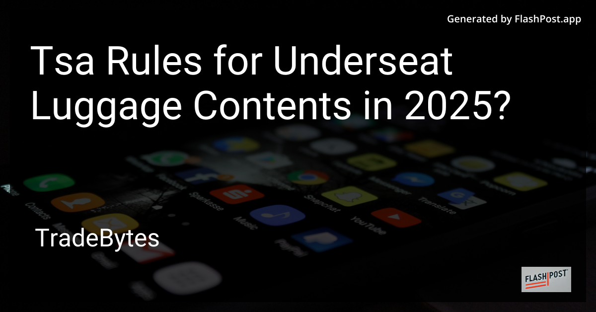 TSA Underseat Luggage