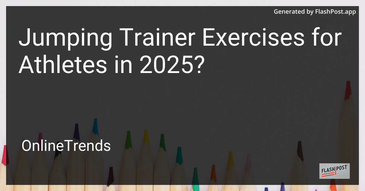 Jumping Trainer Exercises