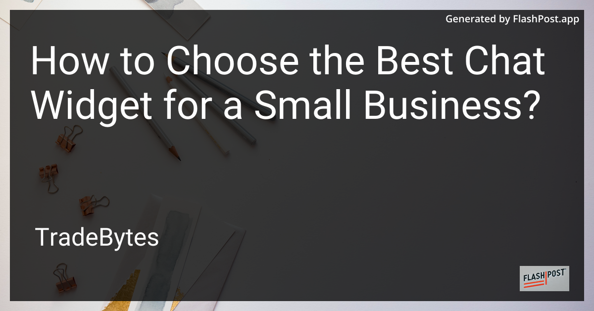 Chat Widget for Small Business