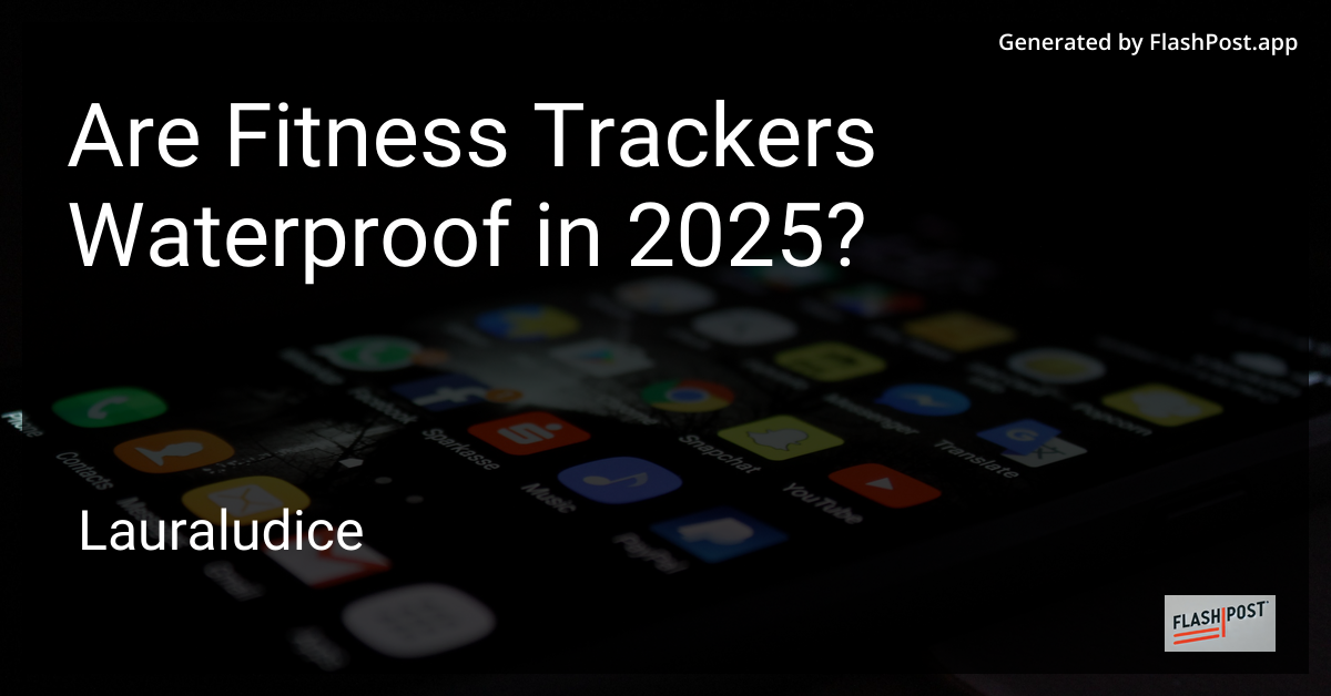 Fitness Tracker on a Wrist