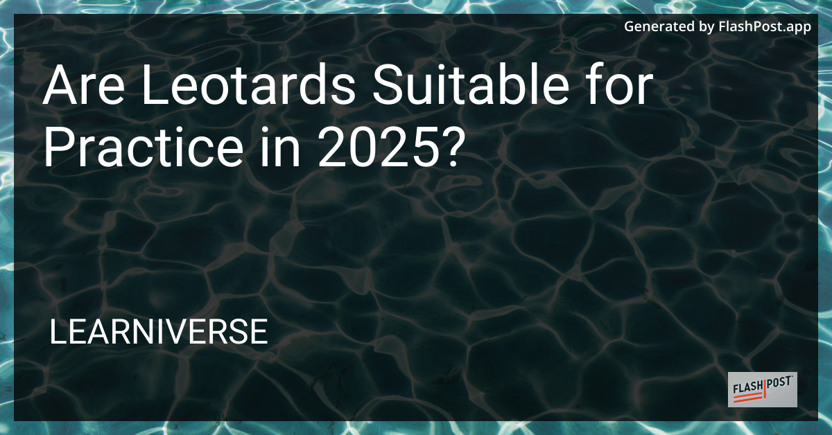 Leotards for Practice