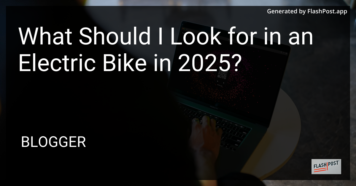 Electric Bike