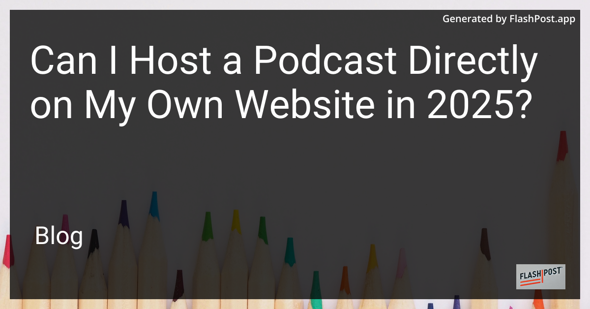 Podcast Hosting Image