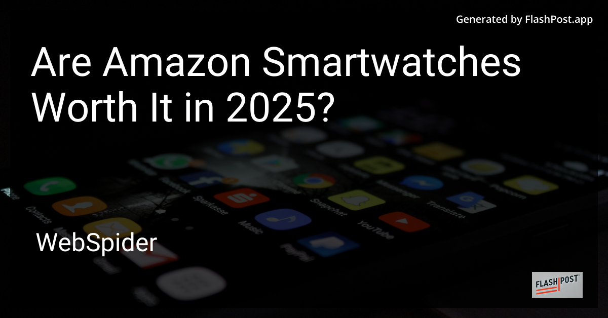 Amazon Smartwatch