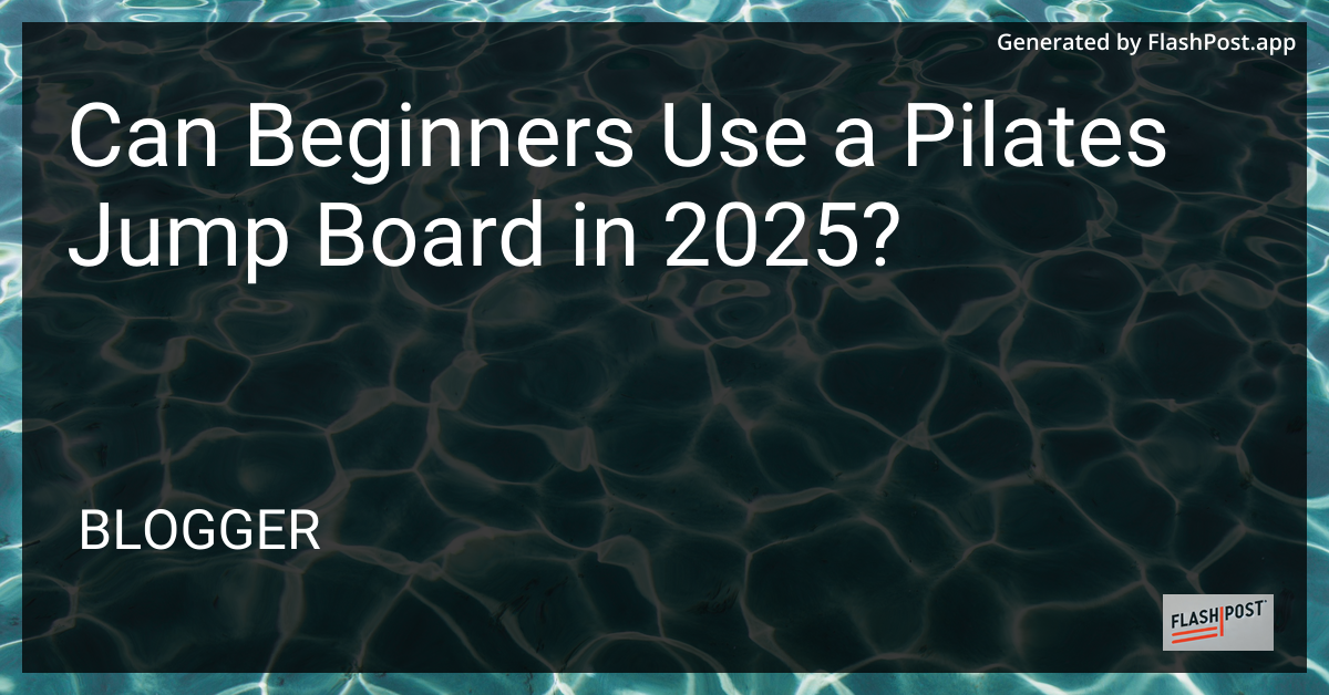Pilates Jump Board