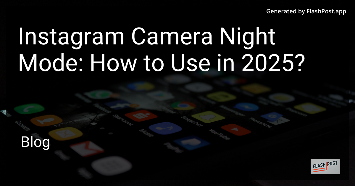 Night Mode Photography